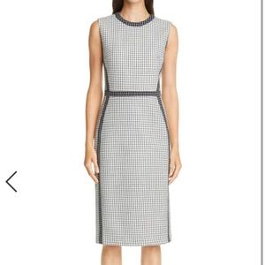 Judith and Charles Picasso check sheath dress 8 NWT wool Nordstrom